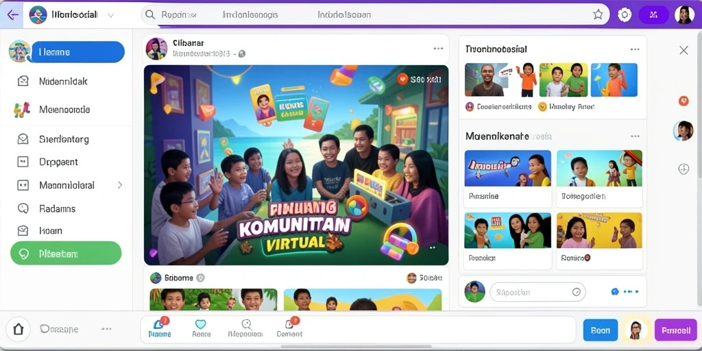 Layar utama aplikasi dengan antarmuka pengguna yang menarik.