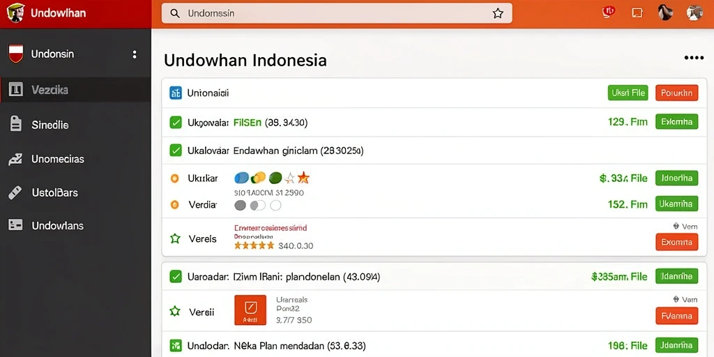 Tampilan antarmuka yang modern dan menarik.