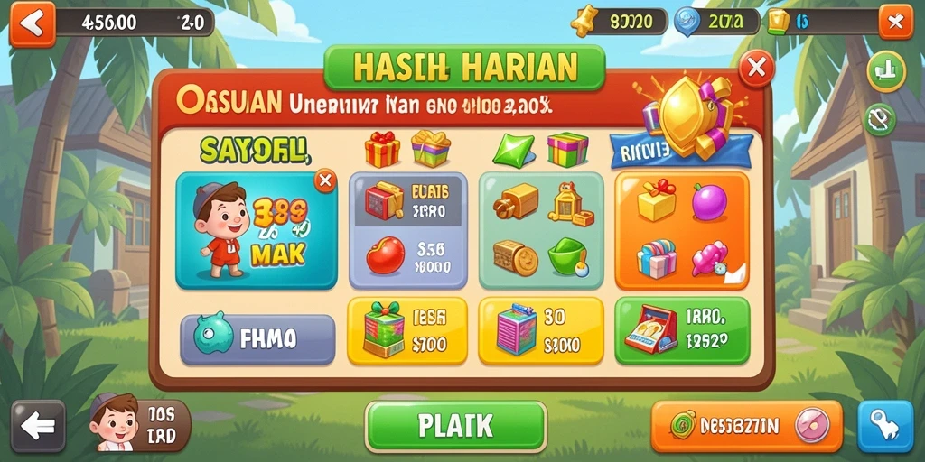 Tampilan awal permainan yang dramatis.