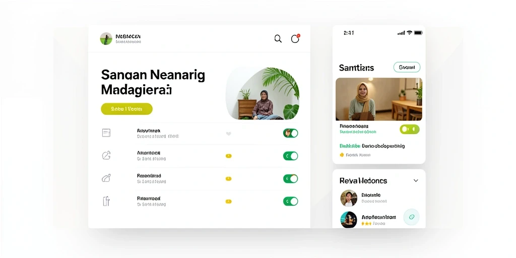 Tampilan antarmuka yang ramah pengguna dan menarik.