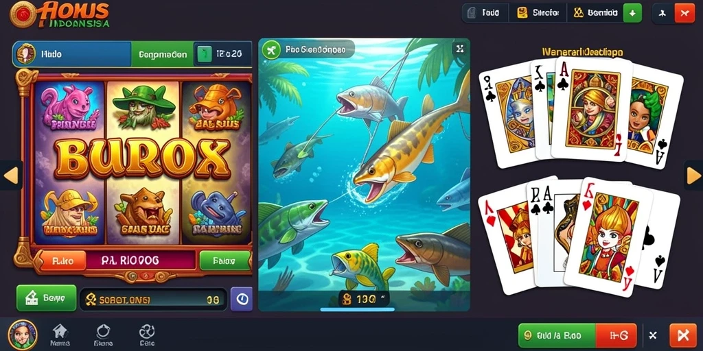 Tampilan awal yang menarik dengan menu interaktif.