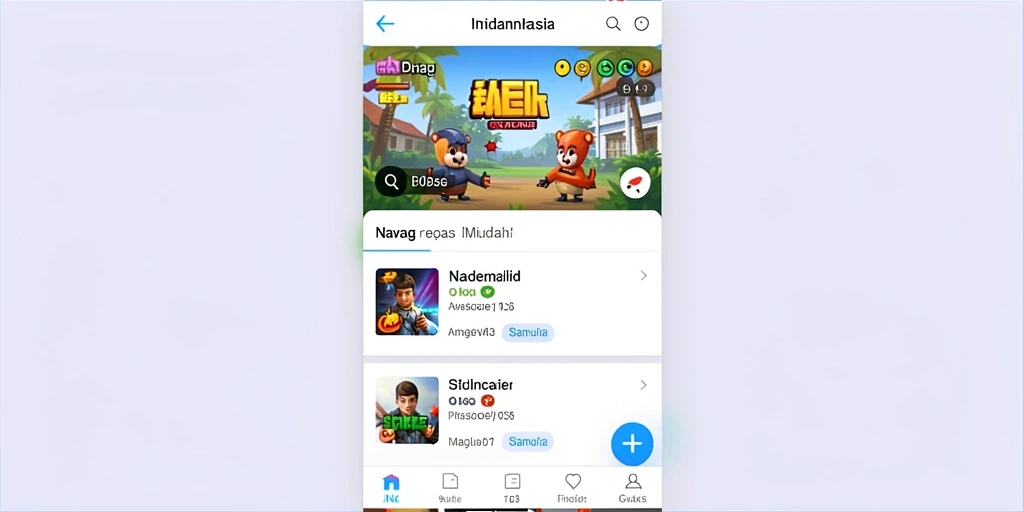 Tampilan antarmuka aplikasi yang intuitif.