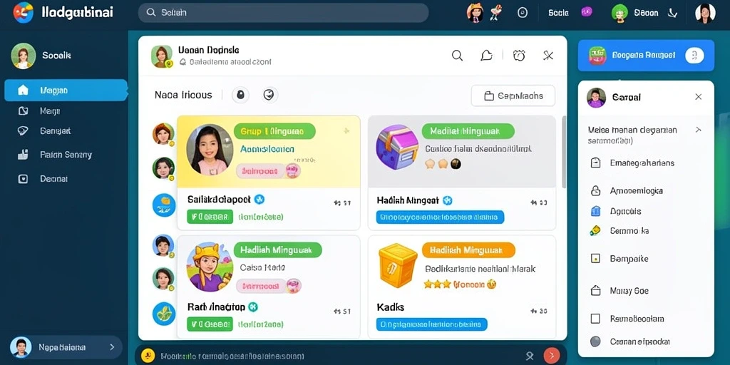 Tampilan antarmuka yang menarik dan mudah digunakan.