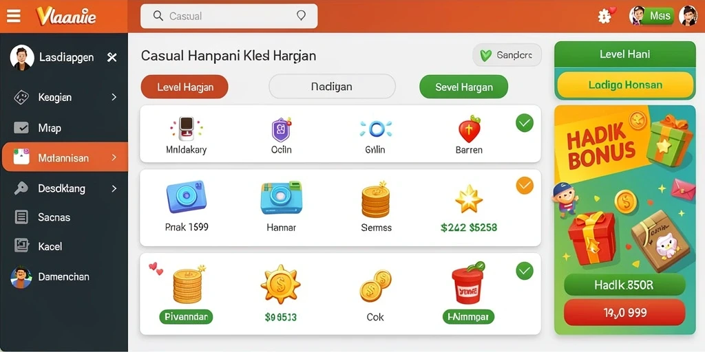 Tampilan grafis yang memukau dan atraktif.