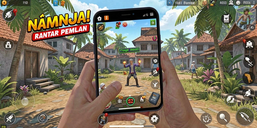 Tampilan awal yang menarik dan mudah dinavigasi.