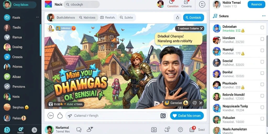 Tampilan awal yang menarik dan mudah dinavigasi.