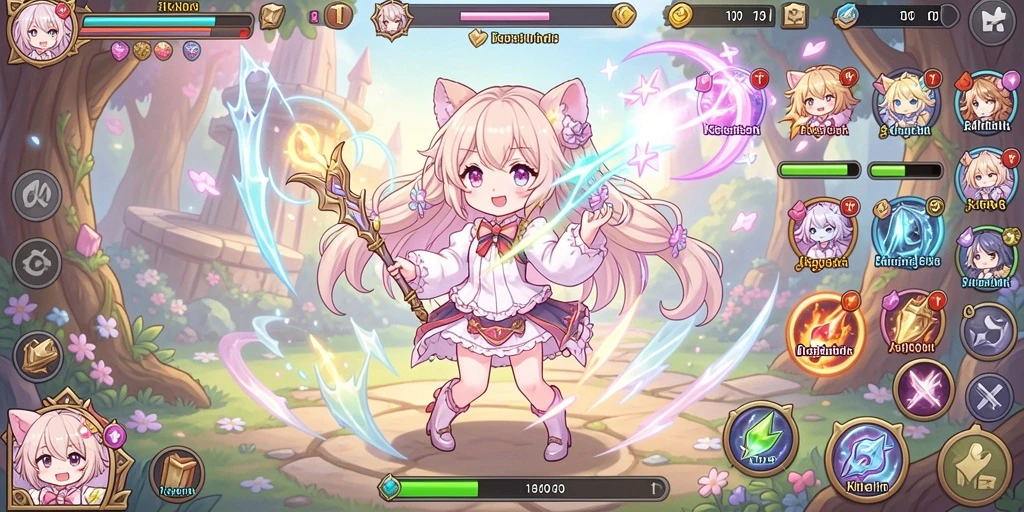 Screenshot menunjukkan aksi seru di arena hoki.