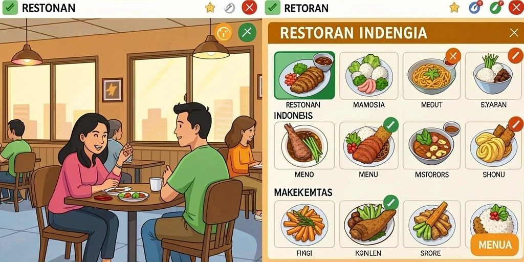 Tampilan antarmuka yang menarik dan user-friendly.