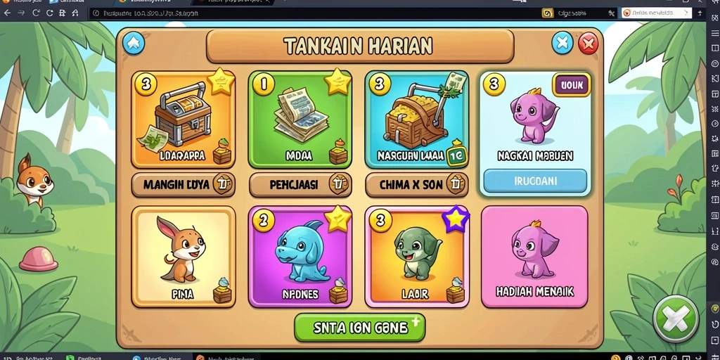 Tampilan antarmuka yang intuitif dan menarik.